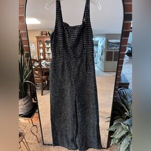 Elegant Black and White Tweed Jumpsuit from VICI